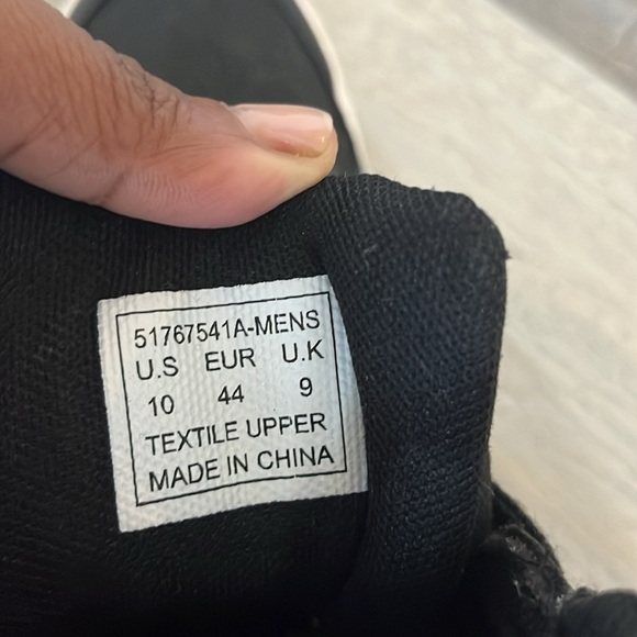 Levis Men's Jeffrey Hi 501 Core Sneaker Men’s 10M Black Tan - Picture 7 of 10